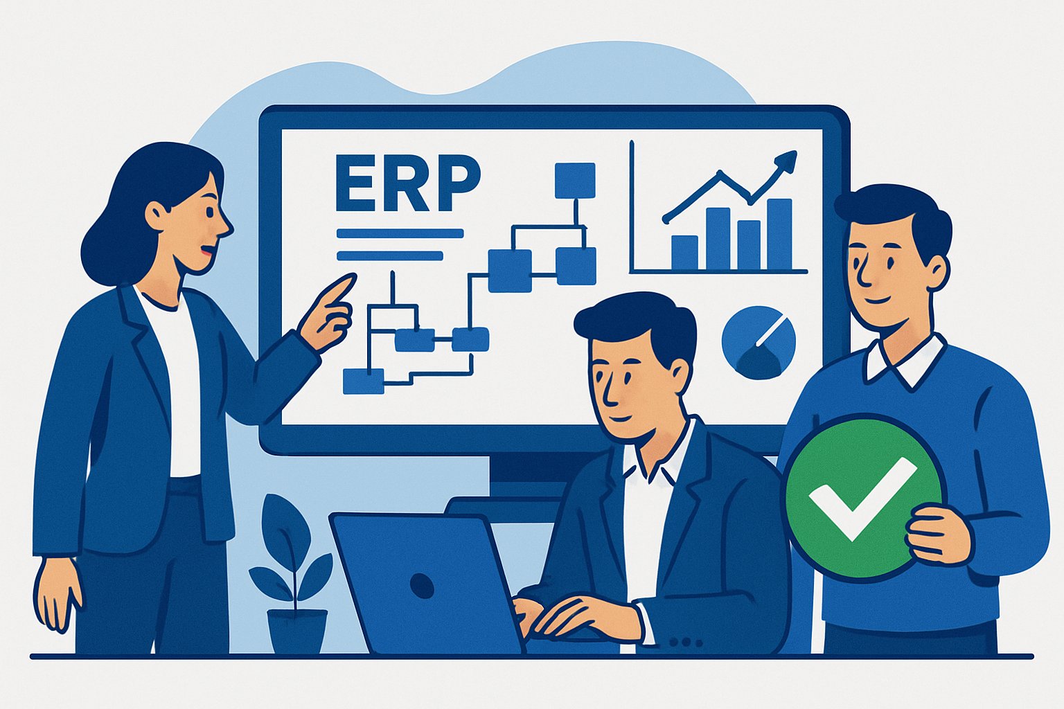 Quelle équipe pour implémenter l'ERP BizFlow Max