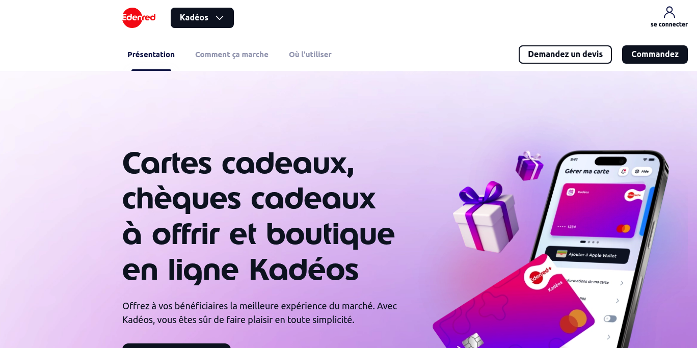 Aperçu Edenred Kadéos