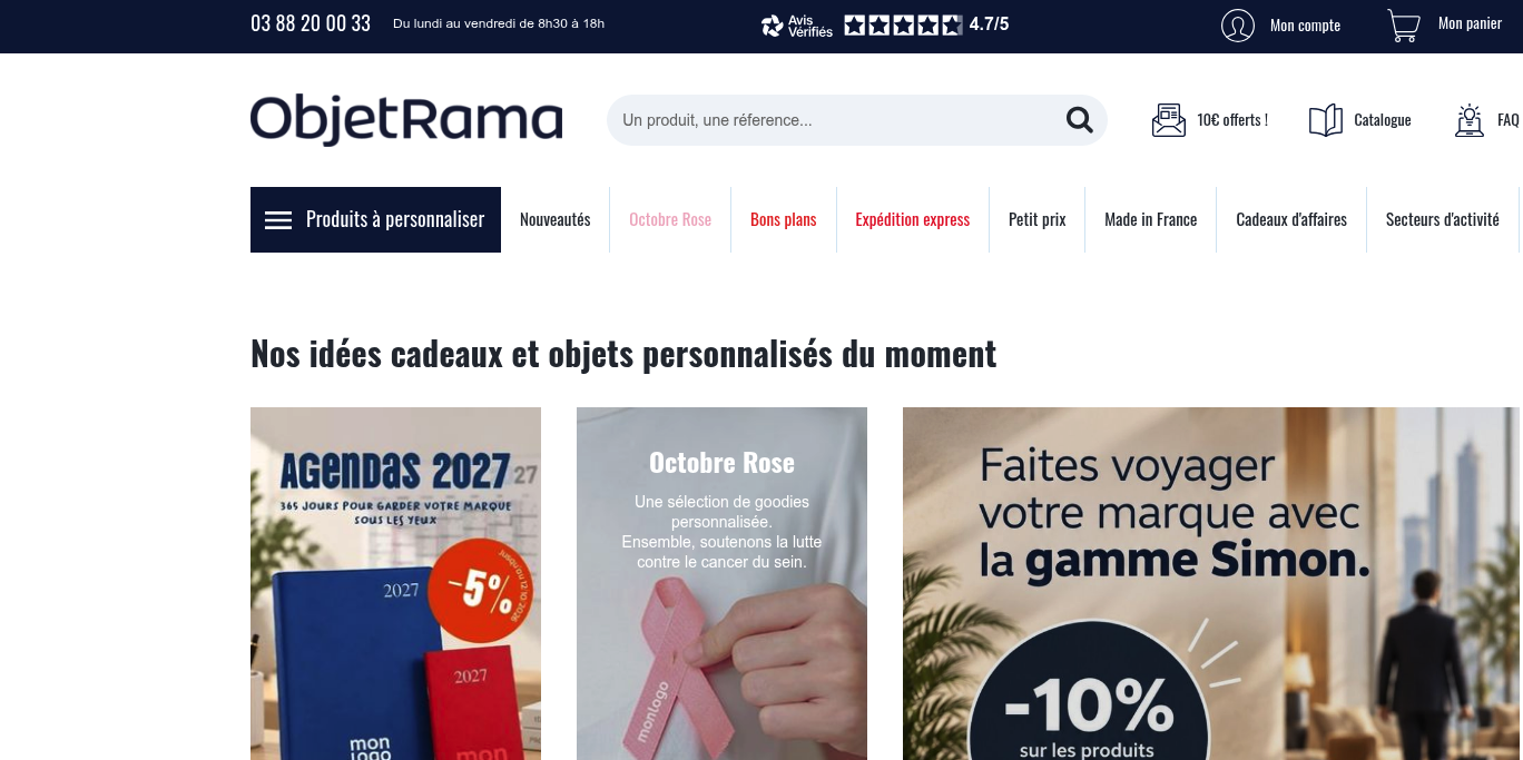 Aperçu ObjetRAMA