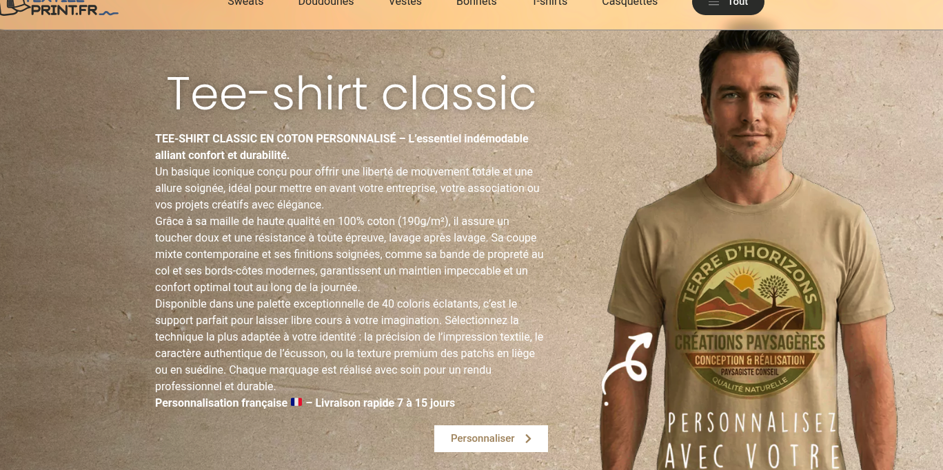 Aperçu Textile Print